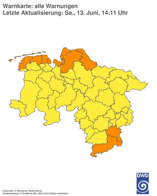 Aktuelle Wetterwarnungen für %region%
